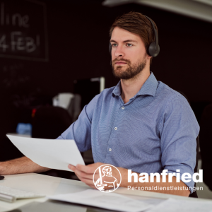 Datenerfasser bei der Arbeit