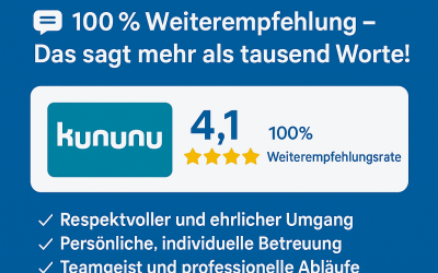 💬 100 % Weiterempfehlung – Das sagt mehr als tausend Worte!
